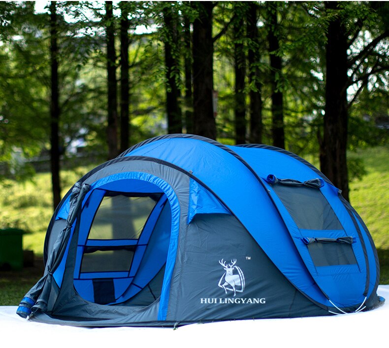 Cheap Goat Tents Tent Pop Up Camping Tents Outdoor Camping Beach Open Tent Waterproof Tents Large Automatic Ultralight Family Tents 